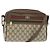 Borsa Sherry Line GG Supreme Web di GUCCI in PVC beige e oro 001 113 6472 Auth 150723 D'oro