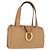 Borsa a mano Christian Dior in pelle beige dorato Auth BA7513 D'oro