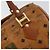 Borsa MCM Logogram Vicetos in pelle PVC marrone e oro Auth gh1240 D'oro - vista 14