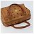 Borsa MCM Logogram Vicetos in pelle PVC marrone e oro Auth gh1240 D'oro - vista 6