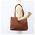 Borsa Tote Vala in pelle embossata Salvatore Ferragamo marrone oro Auth gh1259 - vista 21