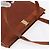 Borsa Tote Vala in pelle embossata Salvatore Ferragamo marrone oro Auth gh1259 - vista 6