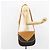 Saint Laurent Borsa a Spalla in Pelle Beige Oro Auth yk19534 D'oro - vista 22