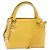 Borsa a mano Gianni Versace in pelle 2 in 1 giallo oro Auth th6323 D'oro