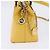 Borsa a mano Gianni Versace in pelle 2 in 1 giallo oro Auth th6323 D'oro - vista 3