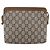 Borsa a Spalla GUCCI GG Plus Supreme PVC Beige Oro Auth th6453 D'oro - vista 3