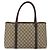 Gucci Borsa Tote GG Supreme in PVC beige argento 114595 Auth ep12164 - vista 3