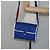 Borsa a Spalla FENDI in Gomma Blu Argento Autentica 142445 - vista 23