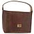 Borsa a mano ETRO in pelle PVC marrone e oro Auth am9050 D'oro