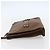VALENTINO Borsa Clutch in Pelle Marrone Argento Autentica bs29681 - vista 3