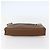 VALENTINO Borsa Clutch in Pelle Marrone Argento Autentica bs29681 - vista 6