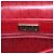 Borsa a spalla in tela a nido d'ape PVC rossa e oro Auth BA8404 Christian Dior Rosso D'oro - vista 14