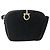 Borsa a Spalla Gancini in Camoscio Nero e Oro Auth BA7988 di Salvatore Ferragamo D'oro
