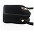 Borsa a Spalla Gancini in Camoscio Nero e Oro Auth BA7988 di Salvatore Ferragamo D'oro - vista 4