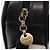 Borsa a Spalla Vala in Pelle Nera e Oro Salvatore Ferragamo Auth BA7320 Nero D'oro - vista 10