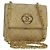 CHANEL Borsa a Spalla Matelassé in Pelle di Agnello Beige Oro CC Auth 149120 D'oro