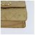 CHANEL Borsa a Spalla Matelassé in Pelle di Agnello Beige Oro CC Auth 149120 D'oro - vista 14