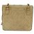 CHANEL Borsa a Spalla Matelassé in Pelle di Agnello Beige Oro CC Auth 149120 D'oro - vista 2