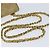 CHANEL Borsa a Spalla Matelassé in Pelle di Agnello Beige Oro CC Auth 149120 D'oro - vista 7