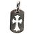 Chrome Hearts Tiny Cut Out Cross Charm Ag925 Silver Auth 136577M - view 3