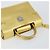 Handtasche aus Leder Christian Dior 2 in 1 Gold Silber Auth BA7088 Golden - Ansicht 6