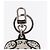 LOUIS VUITTON Llavero LV Dalmatia Soporte de Llave de Caucho Blanco M00746 Auth 152672M - vista 4