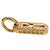 Chrome Hearts Tiny Cutout Kreuz Charm aus 22K Gold Auth 152458SM Golden - Ansicht 10