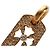 Chrome Hearts Tiny Cutout Kreuz Charm aus 22K Gold Auth 152458SM Golden - Ansicht 5