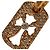Chrome Hearts Tiny Cutout Kreuz Charm aus 22K Gold Auth 152458SM Golden - Ansicht 7
