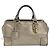 LOEWE Anagram Americana 28 Borsa a Mano Pelle Oro Auth 147012 D'oro - vista 13