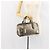 LOEWE Anagram Americana 28 Borsa a Mano Pelle Oro Auth 147012 D'oro - vista 24
