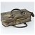 LOEWE Anagram Americana 28 Borsa a Mano Pelle Oro Auth 147012 D'oro - vista 6