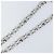 LOUIS VUITTON Cinghia a catena in metallo 23,6"" Argento LV Auth 150645 - vista 4