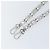 LOUIS VUITTON Cinghia a catena in metallo 23,6"" Argento LV Auth 150645 - vista 7