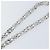 LOUIS VUITTON Cinghia a catena in metallo 23,6"" Argento LV Auth 150645 - vista 8
