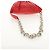 Autre Marque BOTTEGA VENETA Borsa a Spalla con Catena Pelle Rossa Argento Auth BA7679V Rosso - vista 7