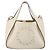 Autre Marque Stella McCartney Tote Bag Polyester 2in1 Weiß Gold Auth BA7342 Golden - Ansicht 2