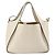 Autre Marque Stella McCartney Tote Bag Polyester 2in1 Weiß Gold Auth BA7342 Golden - Ansicht 3