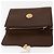 BURBERRY Clutch Bag Leather Brown Gold Auth ep11492 Golden - view 15