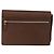 BURBERRY Clutch Bag Leather Brown Gold Auth ep11492 Golden - view 3