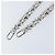 LOUIS VUITTON Cintura a Spalla in Catena Metal 25,6"" Argento LV Auth 150636 - vista 3