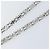 LOUIS VUITTON Cintura a Spalla in Catena Metal 25,6"" Argento LV Auth 150636 - vista 8