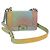 Borsa a Spalla Boy Chanel in Catena in Pelle Caviar Argento Arcobaleno CC Auth 147968SM