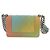 Borsa a Spalla Boy Chanel in Catena in Pelle Caviar Argento Arcobaleno CC Auth 147968SM - vista 2
