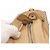 Borsa a mano in pelle Salvatore Ferragamo 2 in 1 Beige Argento Auth BA7666 - vista 10