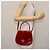 Céline Borsa a Mano CELINE Smalto 2 vie Rosso Oro Auth BA6729 D'oro - vista 26