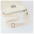Borsa a Spalla in Tela Trotter Christian Dior Bianco Oro Auth ep11056 - vista 7