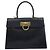 Borsa a mano Gancini in pelle blu navy e oro Auth 146338 di Salvatore Ferragamo D'oro - vista 13