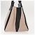 Chloé Borsa Tote in Pelle Chloe Alison Rosa Nera Auth am9218 Nero - vista 3