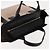 Chloé Borsa Tote in Pelle Chloe Alison Rosa Nera Auth am9218 Nero - vista 6